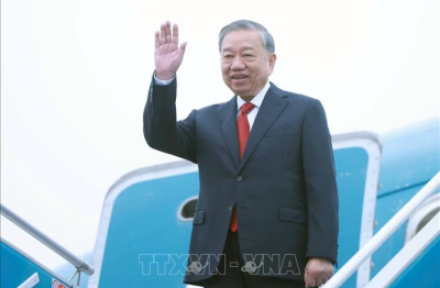Tổng Bí thư Tô Lâm lên đường thăm cấp Nhà nước tới Lào