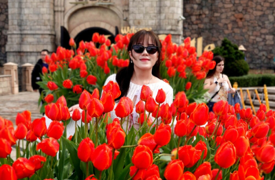 Bà Nà Hills mùng 4 Tết: 