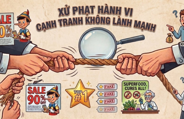 Xử phạt hàng loạt doanh nghiệp cạnh tranh không lành mạnh