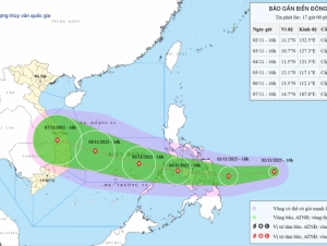 Bão Kalmaegi có thể mạnh tới cấp 14 ở Biển Đông
