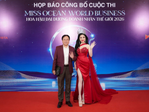 Nguyễn Hưng bất ngờ xuất hiện trong dàn giám khảo Miss Ocean World Business 2026   
