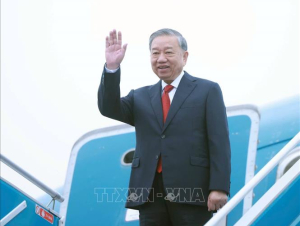 Tổng Bí thư Tô Lâm lên đường thăm cấp Nhà nước Vương quốc Campuchia