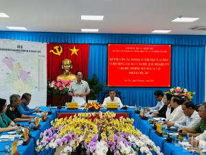 Đoàn kiểm tra của Hội đồng Bầu cử quốc gia làm việc tại thành phố Cần Thơ