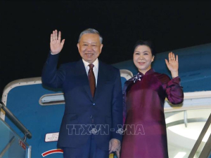 Tổng Bí thư, Chủ tịch nước Tô Lâm và Phu nhân lên đường thăm cấp Nhà nước đến Trung Quốc