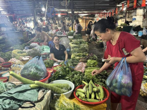 Nắng nóng diện rộng, giá thực phẩm tại Hà Nội có xu hướng tăng nhẹ