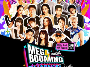 Đại nhạc hội Mega Booming – Charmora City tại Nha Trang: pháo hoa mãn nhãn và dàn sao hội tụ