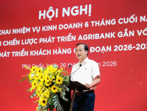 Agribank quyết tâm hoàn thành thắng lợi nhiệm vụ năm 2026, cùng ngành Ngân hàng và đất nước hiện thực mục tiêu tăng trưởng hai con số