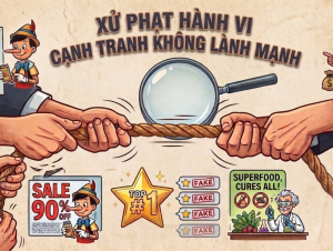 Xử phạt hàng loạt doanh nghiệp cạnh tranh không lành mạnh