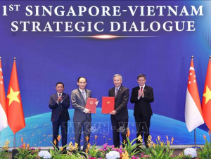 Truyền thông Singapore đưa tin đậm nét về chuyến thăm của Thường trực Ban Bí thư Trần Cẩm Tú