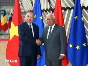 Tổng Bí thư, Chủ tịch nước Tô Lâm hội đàm với Chủ tịch Hội đồng châu Âu António Costa