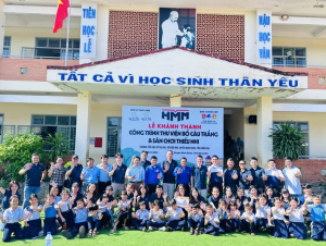 Lan tỏa nhân ái qua thư viện Bồ câu trắng và sân chơi thiếu nhi tại Trường Tiểu học Võ Thị Sáu