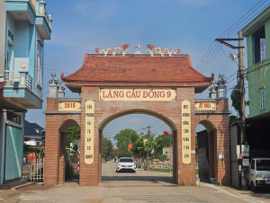 Hành trình bền bỉ xây dựng nông thôn mới kiểu mẫu tại thôn Cầu Đồng 9