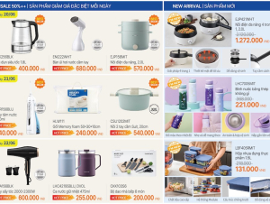 Mua sắm thả ga, nhận quà cực xịn với ưu đãi lên đến 50%++ cùng LocknLock Brand Day