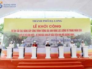 Quảng Ninh: Cải tạo, nâng cấp công trình tượng đài Anh hùng Lực lượng vũ trang nhân dân Vũ Văn Hiếu