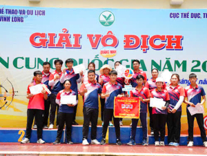 Quảng Ninh: Nhất toàn đoàn Giải vô địch Bắn cung quốc gia 2025