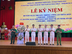  Hưng Yên: Công an xã Thái Thụy điểm tựa bình yên cho Nhân dân 