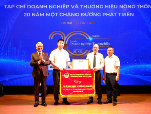 Thư cảm ơn nhân kỷ niệm 20 năm Tạp chí Doanh nghiệp và Thương hiệu nông thôn xuất bản số báo đầu tiên