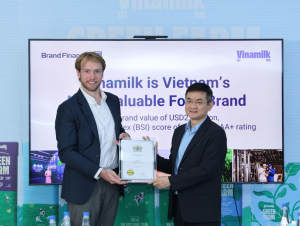 Brand Finance: Thương hiệu Vinamilk tăng trưởng mạnh mẽ sau khi thay đổi nhận diện