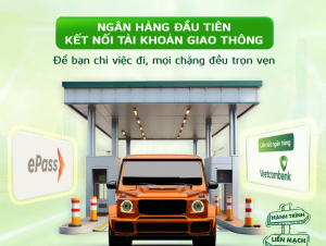 Vietcombank là ngân hàng đầu tiên liên kết trực tiếp với ePass, cho phép trừ phí giao thông tự động từ tài khoản ngân hàng mà không cần nạp tiền trước