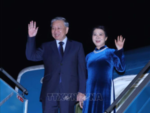 Tổng Bí thư Tô Lâm và Phu nhân lên đường thăm chính thức Liên hiệp Vương quốc Anh và Bắc Ireland