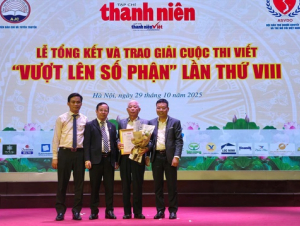 Lễ tổng kết, trao giải cuộc thi viết 'Vượt lên số phận' lần VIII