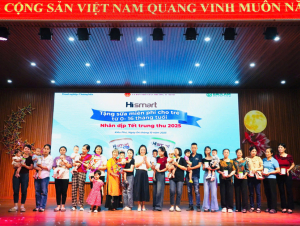 Hành trình nhân ái của Tạp chí Doanh nghiệp và Thương hiệu nông thôn cùng Hismart Milk