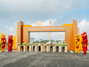 Thông xe đường Liên Phường, kết nối giao thông cửa ngõ phía Đông TP.HCM