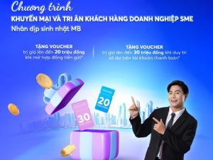 MB tri ân khách hàng doanh nghiệp SME nhân dịp sinh nhật