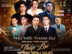 Dàn sao V-Pop đình đám hội tụ tại Đêm nhạc Thiện nguyện 