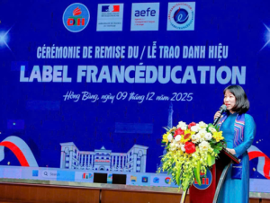 Trường Tiểu học Đinh Tiên Hoàng đón nhận danh hiệu Label FrancEducation