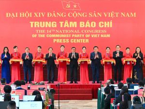 Khai trương Trung tâm Báo chí phục vụ Đại hội XIV của Đảng