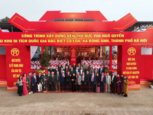 Hà Nội: Cất nóc Đền thờ Đức vua Ngô Quyền tại Khu di tích Quốc gia đặc biệt Cổ Loa