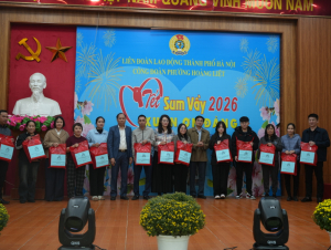 Công đoàn phường Hoàng Liệt tổ chức chương trình “Tết sum vầy – Xuân ơn Đảng” năm 2026