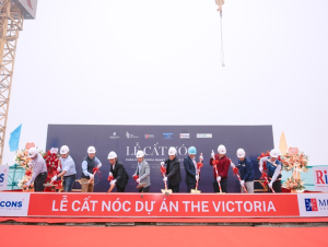 MIK Group cất nóc phân khu Imperia Smart City - The Victoria vượt tiến độ