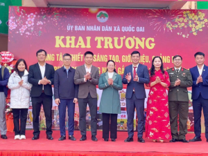 Ra mắt khu trưng bày và bán sản phẩm OCOP tại xã Quốc Oai