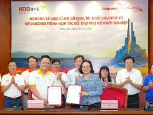 HDBank đẩy mạnh gói vay ưu đãi 12.000 tỷ đồng để đồng hành với người dân phục hồi sau lũ, an tâm đón Tết