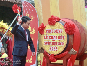 Lễ khai bút Đền thờ Chu Văn An: Nét đẹp văn hóa đầu năm