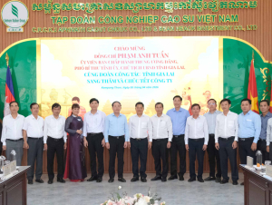 Chủ tịch tỉnh Gia Lai thăm, làm việc tại Công ty CP Cao su Chư Sê – Kampong Thom: Biểu tượng đẹp của tình hữu nghị Việt Nam – Campuchia