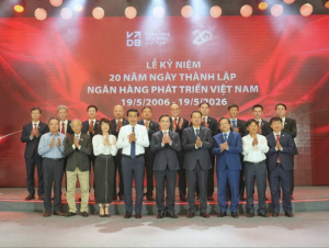 VDB kỷ niệm 20 năm thành lập: Khẳng định vai trò định chế tài chính phát triển của Nhà nước
