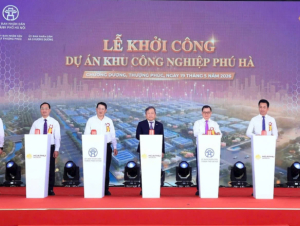 Hà Nội khởi công khu công nghiệp vốn đầu tư hơn 2.900 tỷ đồng ở phía Nam Thủ đô