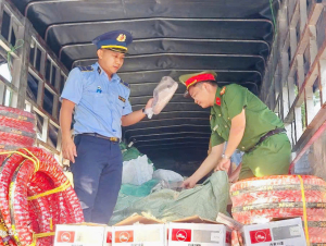 Phạt gần 600 triệu đồng, chuyển hình sự 2 vụ chở hàng giả 'khủng' tại Gia Lai