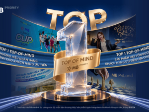 MB đạt Top 1 thương hiệu Ngân hàng và sản phẩm vay cấp vốn dành cho khách hàng ưu tiên 