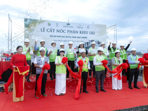 Phú Gia Royal Park Quy Nhơn: Cất nóc Phân khu LK1 sau 10 tháng thi công thần tốc