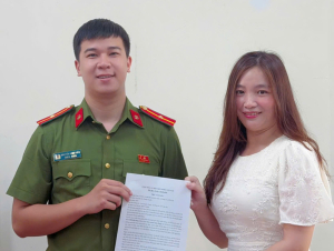 Tinh thần trách nhiệm của công an xã Phú Cát trong việc giúp người dân thu hồi tiền chuyển khoản nhầm
