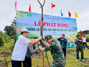 Xã Gào phát động lễ trồng cây “đời đời nhớ ơn Bác Hồ”