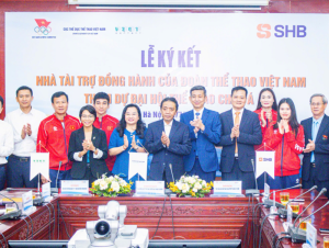 SHB trở thành Nhà tài trợ đồng hành của Đoàn Thể thao Việt Nam tại ASIAD 2026
