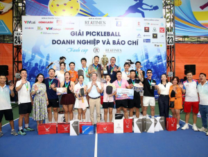 Bế mạc Giải Pickleball Báo chí và Doanh nghiệp tranh cúp Reatimes 2026: Dấu ấn tinh thần thể thao và sự gắn kết
