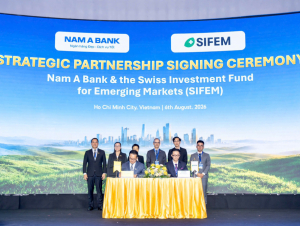 Nam A bank đón dòng vốn xanh từ Thụy Sĩ, nâng tổng quy mô huy động vốn Quốc tế gần 350 triệu USD