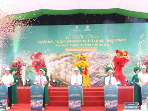 Hà Nội: Khởi công dự án nhà ở xã hội Tiên Dương 2