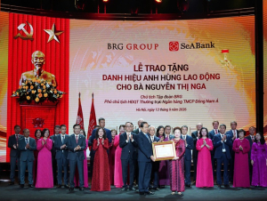 Chủ tịch Tập đoàn BRG Nguyễn Thị Nga được phong tặng danh hiệu Anh hùng Lao động thời kỳ đổi mới